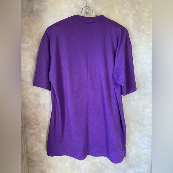 Vintage Jerzees XL 1988 Marquee Graphic Purple Washington Huskies Tee College - Picture 2 of 4
